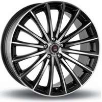 24h du mans GP1 Satin Black Machined Face 7.5x17 4/100 ET35 N67.1