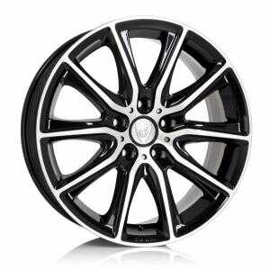 Aluett 18 Black 6.5x16 5/112 ET48 N70.4