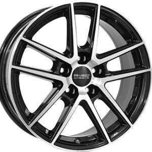 Anzio Split Black Polished 8x18 5/112 ET35 N70.1