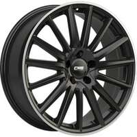 CMS C23 Gloss Black  Polished lip 8x18 5/112 ET40 N66.5