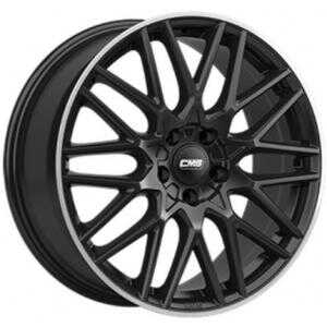 CMS C25 Gloss Black  Polished lip 7.5x18 5/112 ET47 N66.5