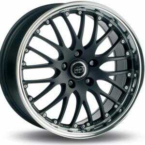 Infiny Phoenix Matt Black Machined Lip 9.5x19 5/112 ET45 N66