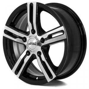 Inter action Kargin Gloss Black Polished 6.5x16 5/120 ET45 N72.6