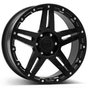 LND R13 Matt Black 9.5x22 6/139.7 ET15 N78.1