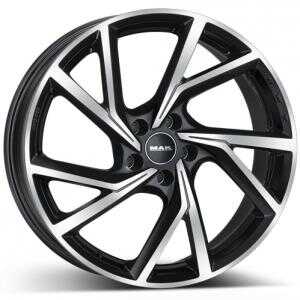 MAK Kassel Black Polished 7.5x18 5/100 ET49 N57.1