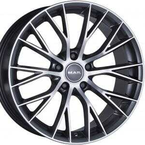 MAK Munchen Gunmetal Machined Face 8.5x19 5/108 ET42 N63.4