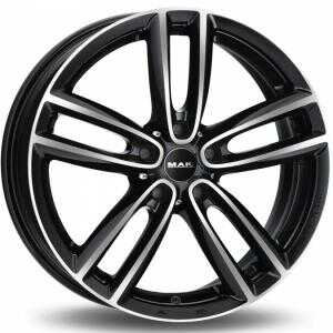 MAK Oxford Black Machined Face 7.5x18 5/112 ET51 N66.6