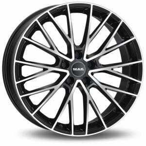 MAK Speciale-D Black Machined Face 10x22 5/112 ET12 N66.5