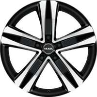 MAK Stone5 T Black Machined Face 6.5x16 5/118 ET65 N71