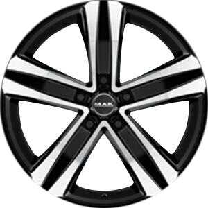 MAK Stone5 T Black Machined Face 7.5x18 5/120 ET50 N65