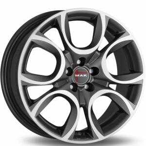 MAK Torino  Gunmetal Machined Face 6.5x16 4/100 ET40 N56.6