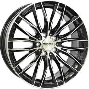 Monaco GP2 Gloss Black  Polished 9.5x21 5/112 ET35 N66.5