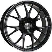 Monaco Mirabeau Matt Black Polished 7x17 4/108 ET25 N65.1