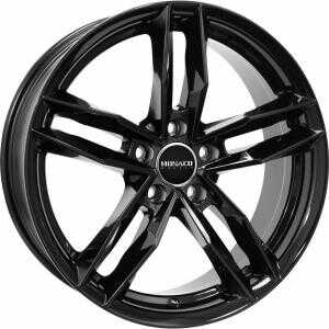 Monaco RR8M Gloss Black 7.5x17 5/112 ET45 N66.5