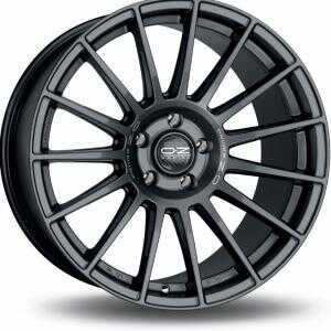 OZ Superturismo Dakar Matt Black Silver Lettering 10x20 5/130 ET48 N71.6