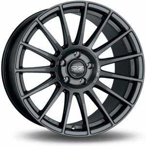 OZ Superturismo Dakar Matt Gun Metal Silver Lettering 10x20 5/112 ET43 N79