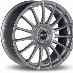 OZ Superturismo LM Matt Silver Black Lettering 7.5x18 5/112 ET50 N75