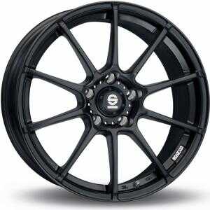 Sparco Assetto Gara Matt Black 7.5x17 5/100 ET35 N63.3